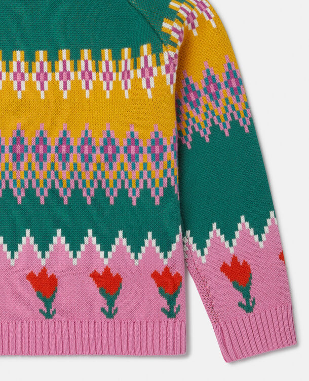 Maglione Fair Isle Tulipano