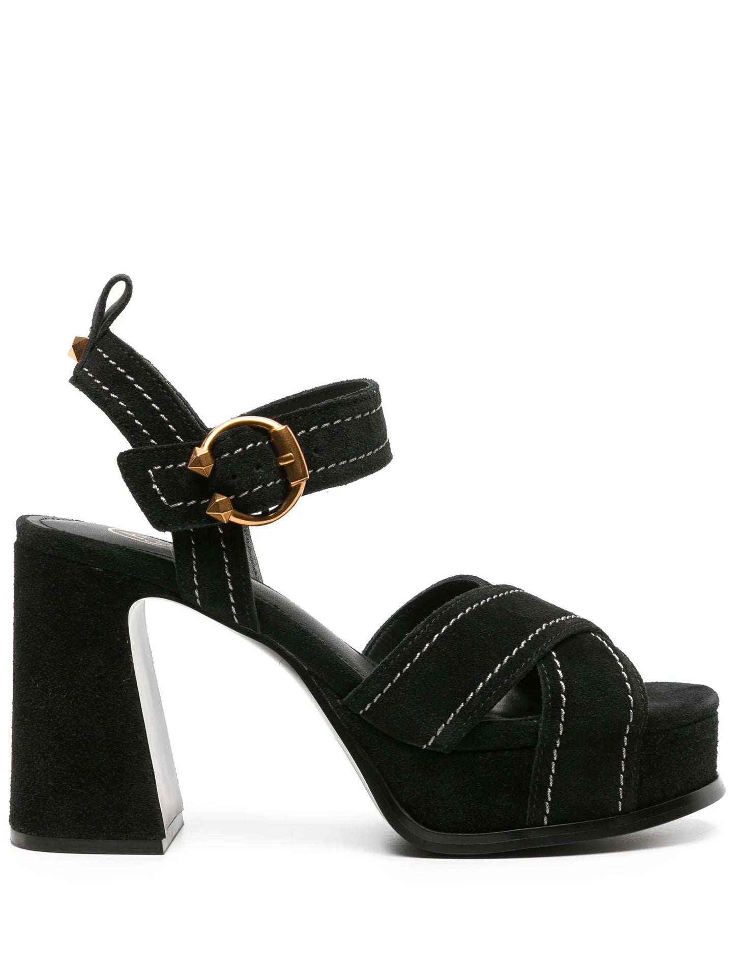 Sandalo melany suede nero
