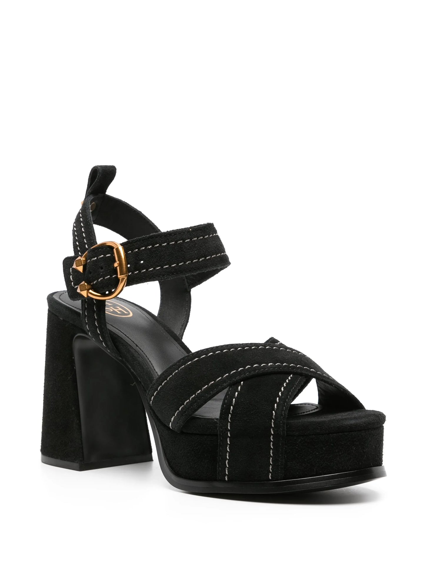 Sandalo melany suede nero