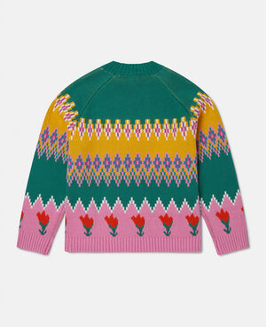 Maglione Fair Isle Tulipano