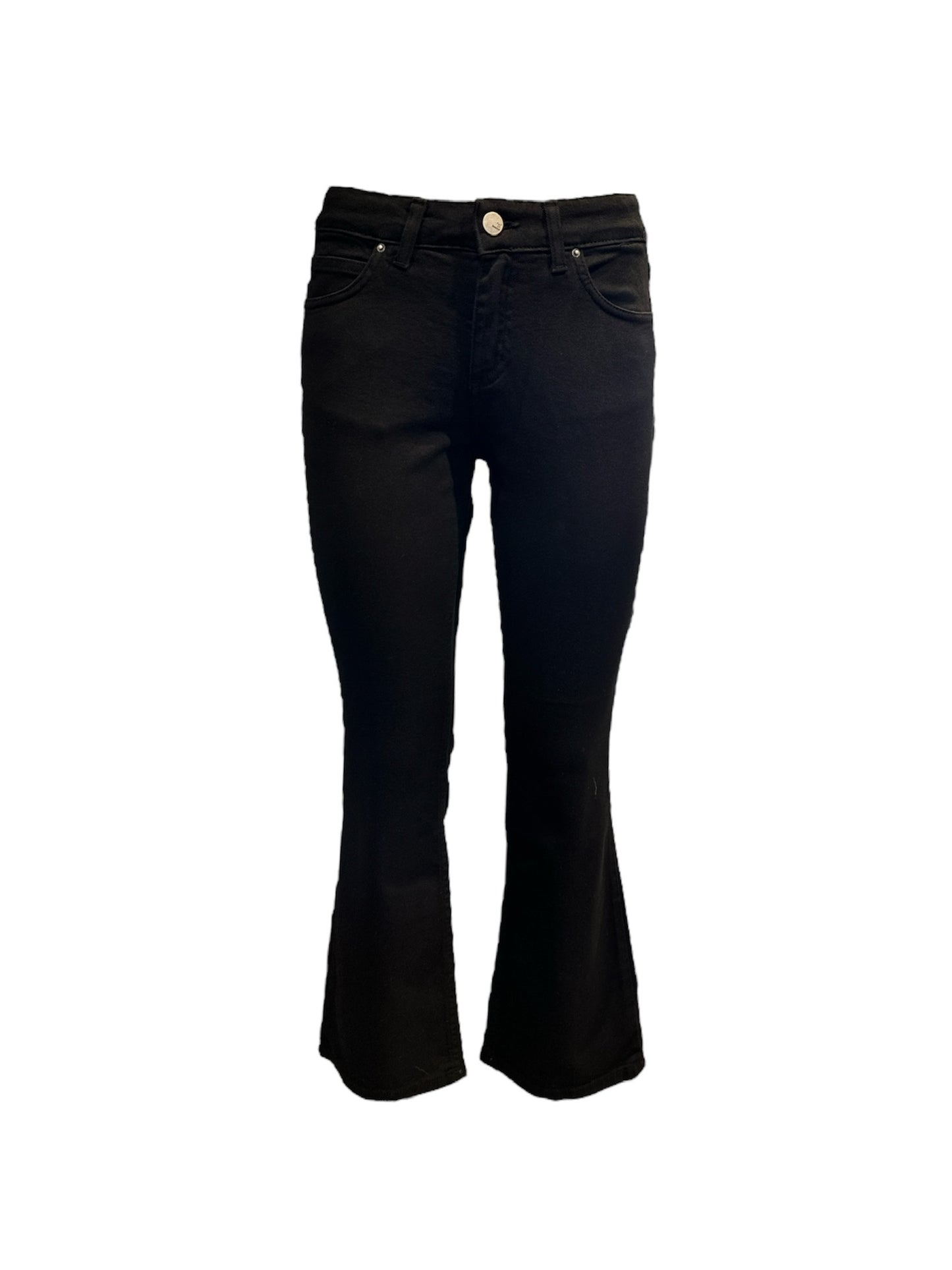 PANTALONE TROMBETTA ANNIE 90 CROP NERO