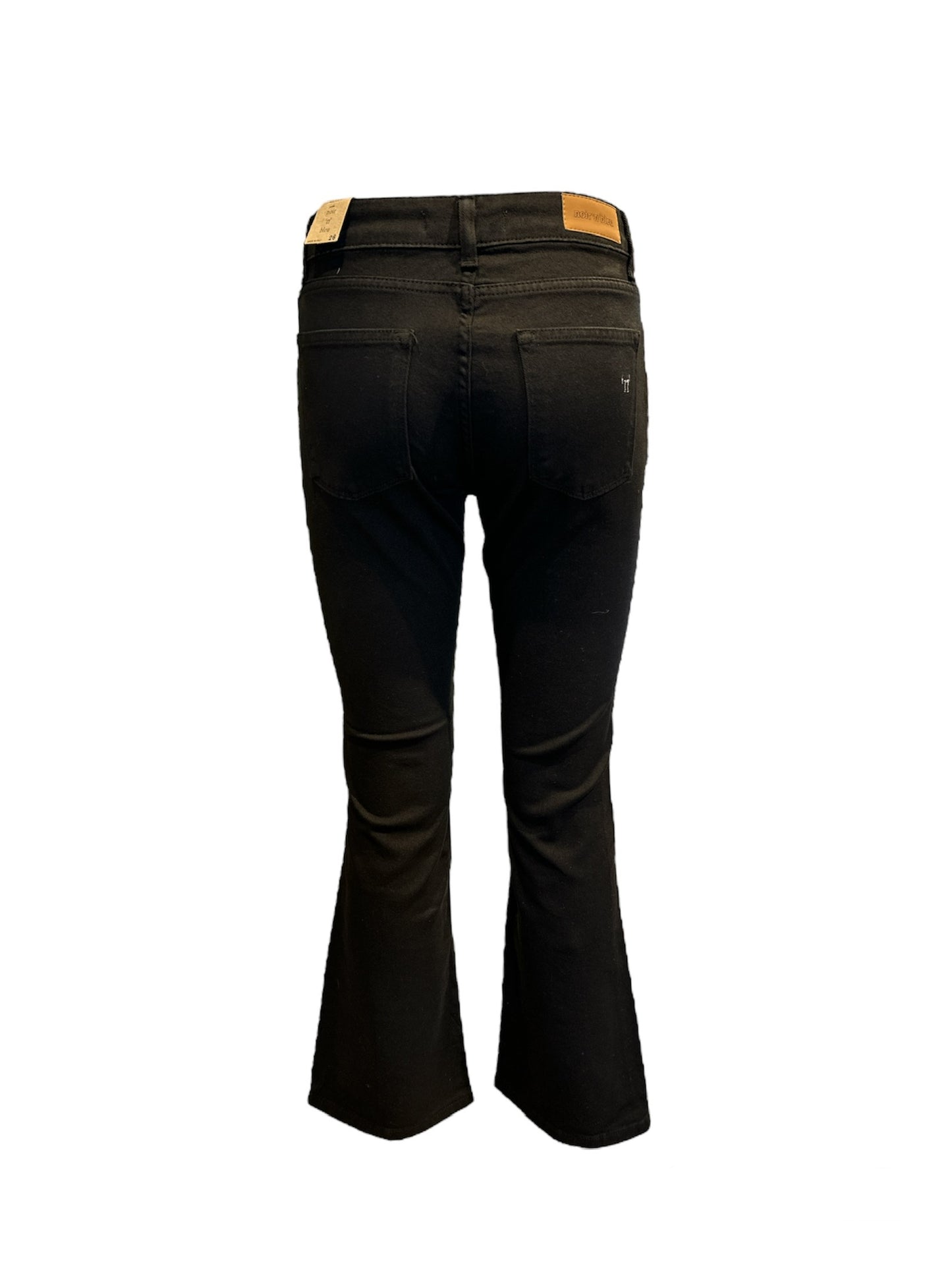 PANTALONE TROMBETTA ANNIE 90 CROP NERO