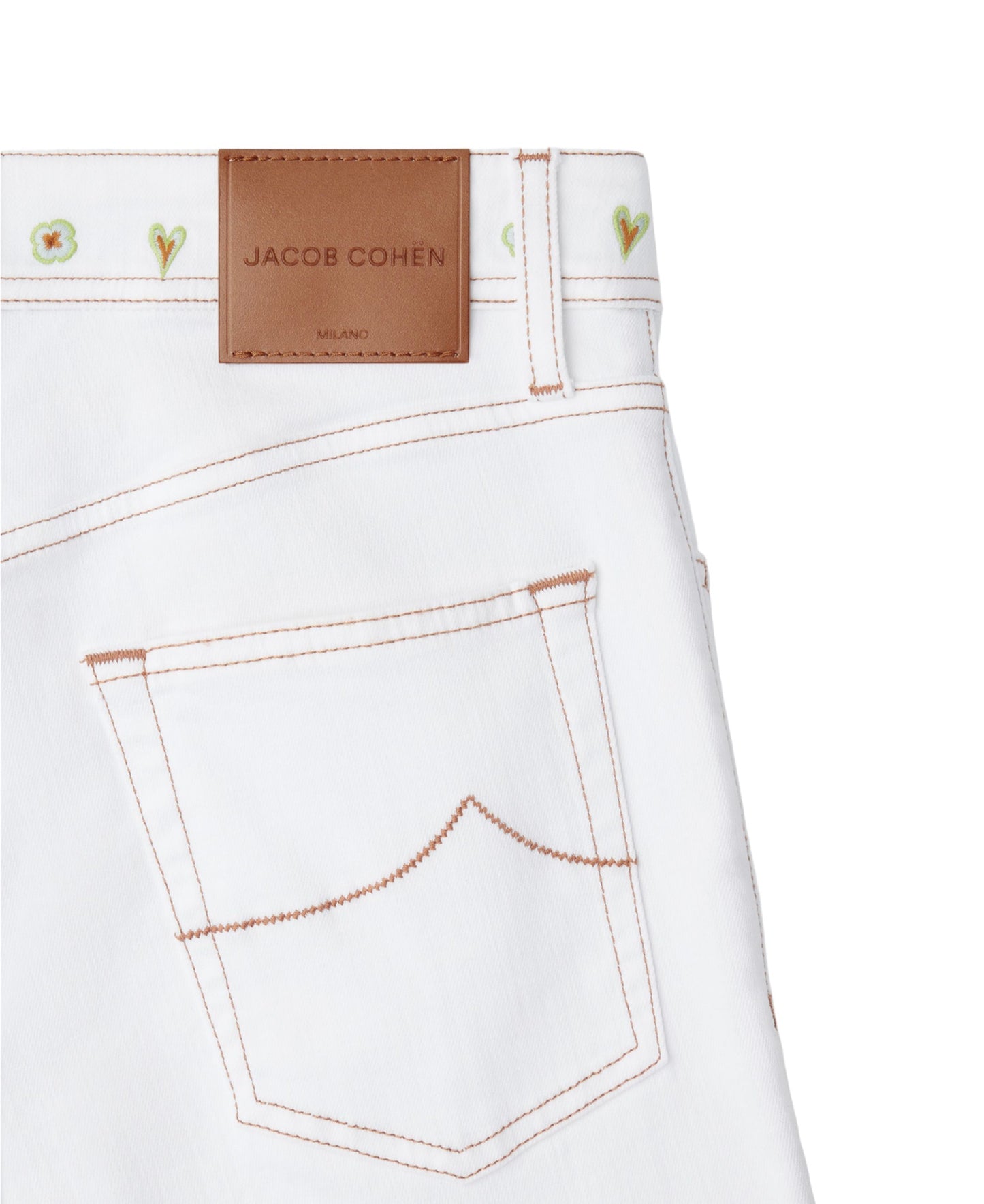 Jeans Jacob Cohen in bianco