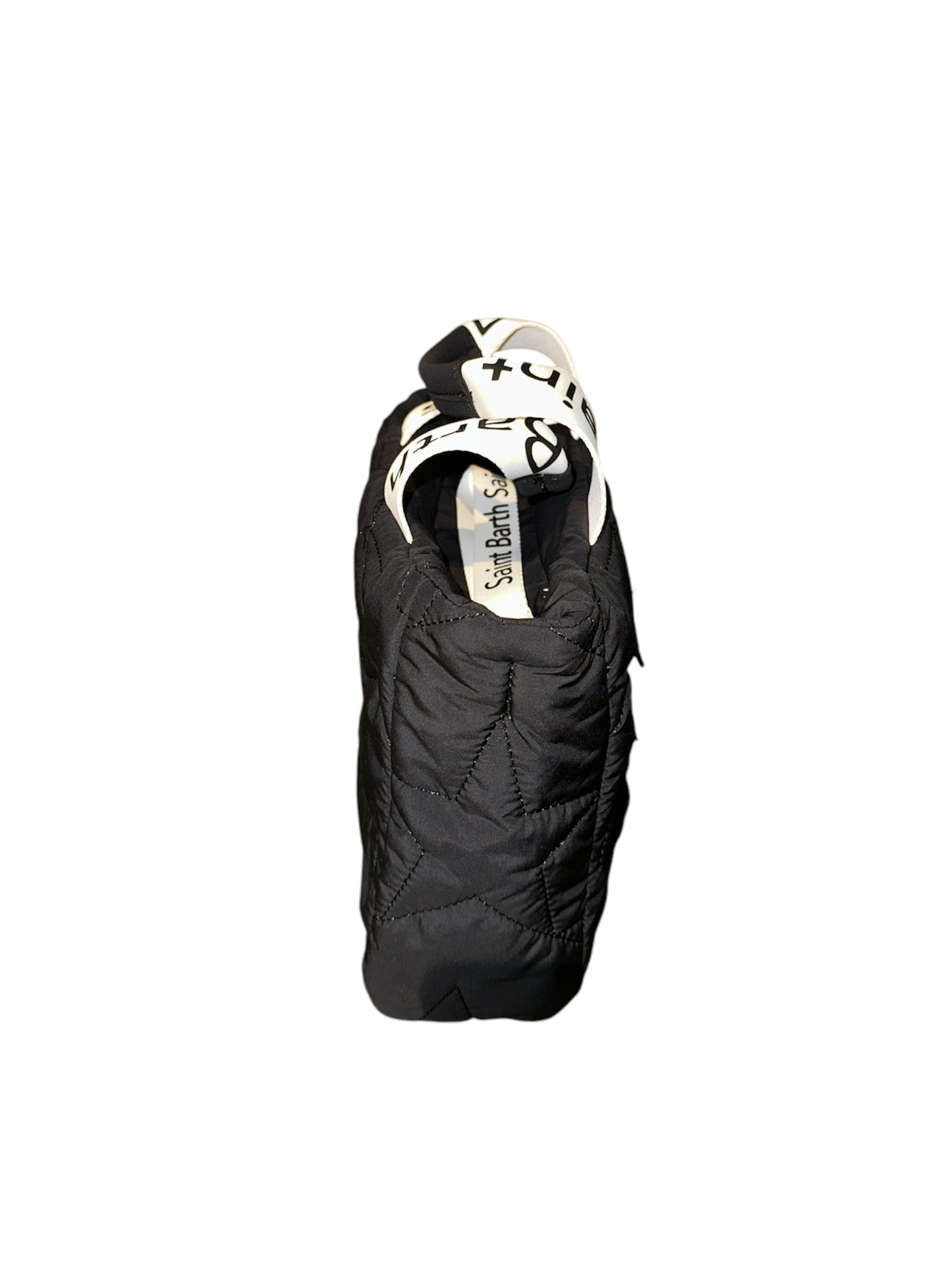 Puffer bag black stars