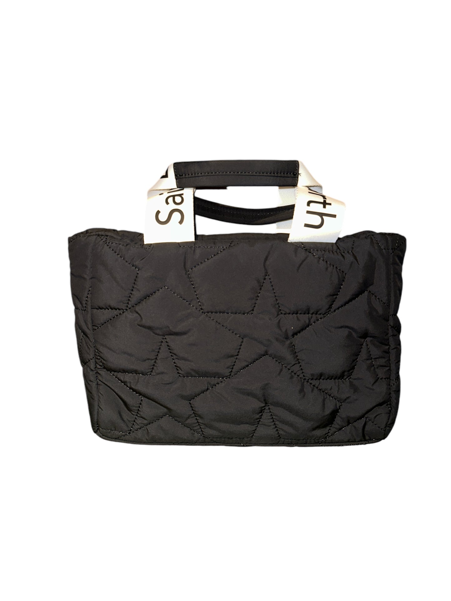 Puffer bag black stars