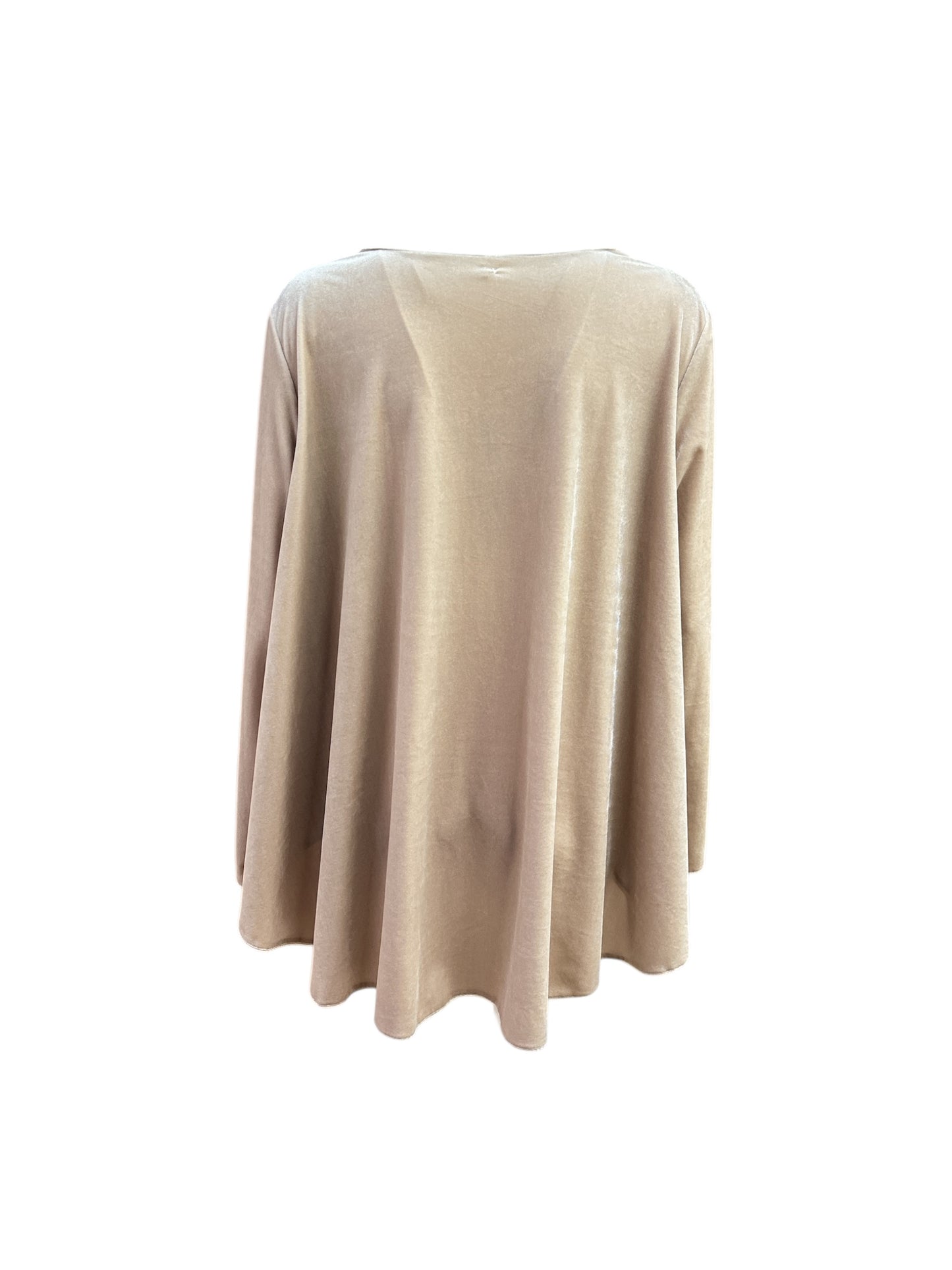 Blusa velvet champagne