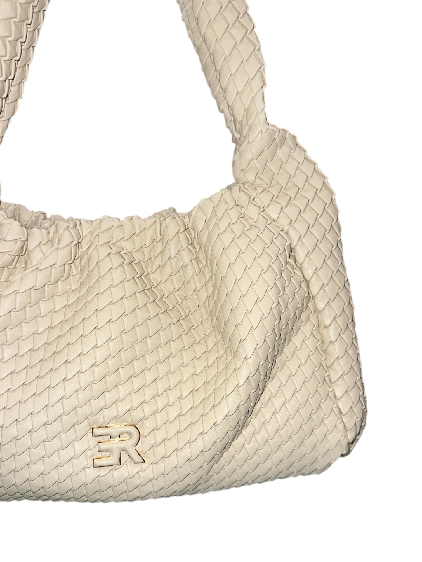 Borsa Ermanno Firenze avorio big plissettata