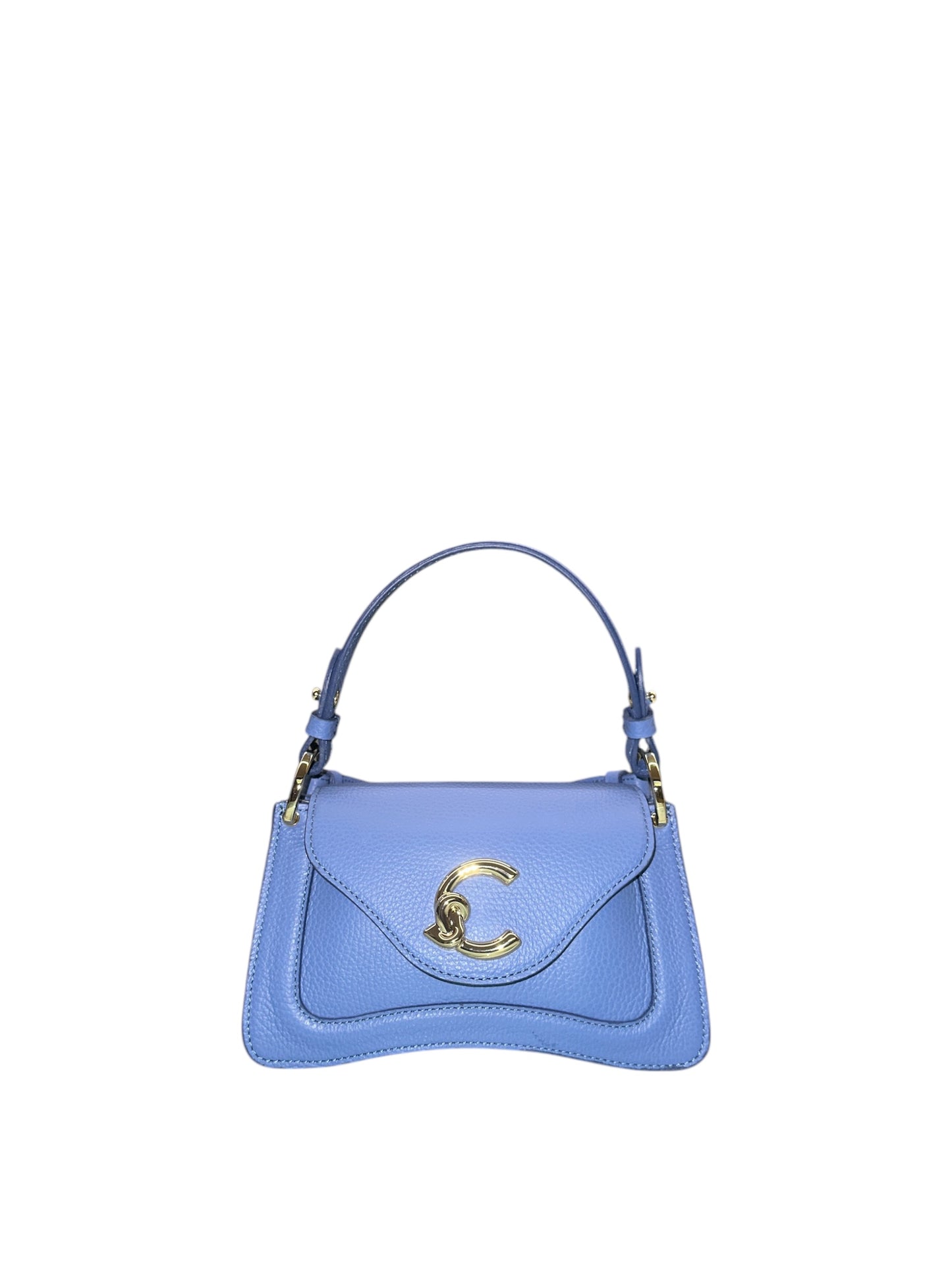 Borsa c-mini azzurra