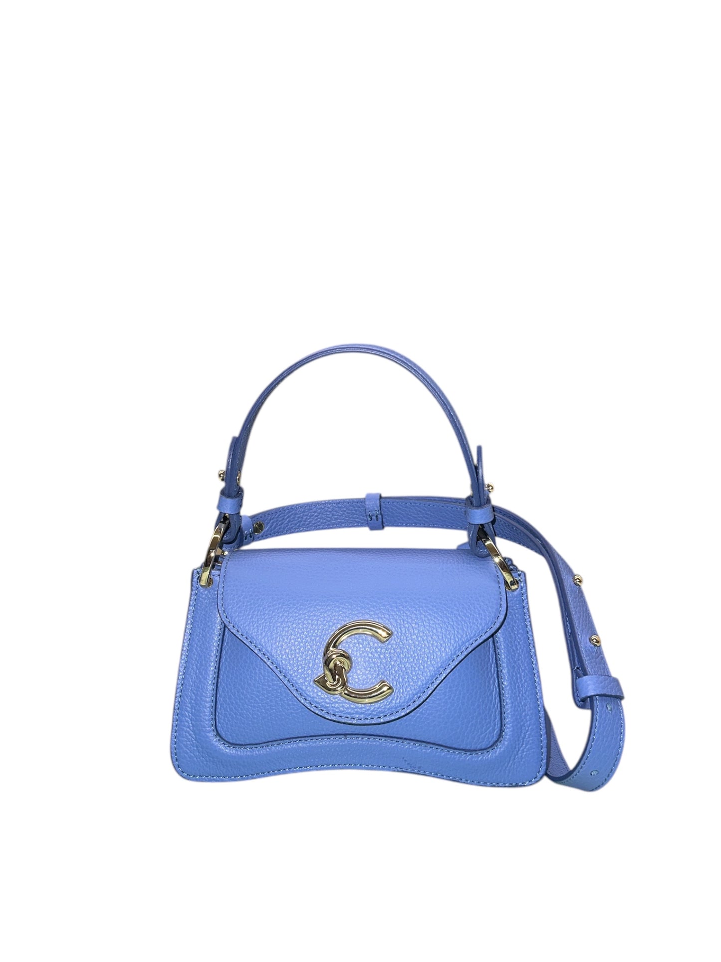Borsa c-mini azzurra
