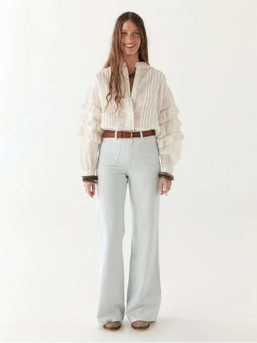 Cintura Devendra Belt in marrone cuoio
