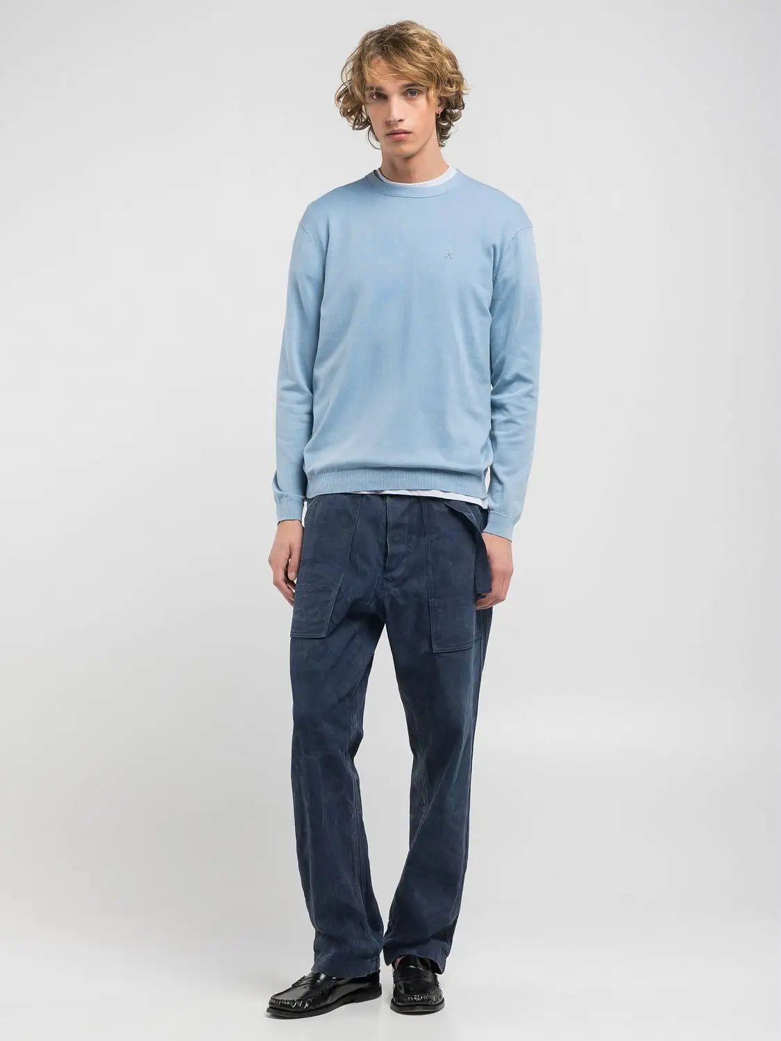 Maglia girocollo cielo Replay