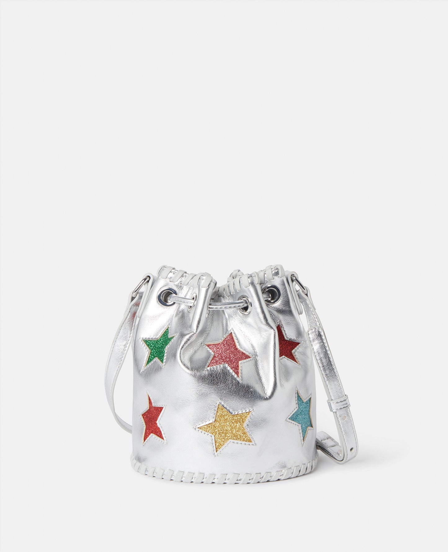 BORSA SECCHIELLO METALIZZATA