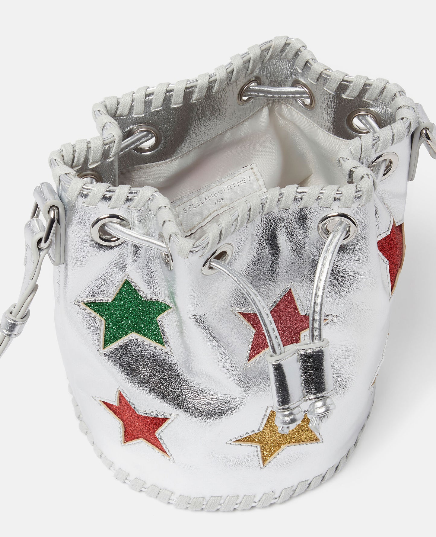 BORSA SECCHIELLO METALIZZATA