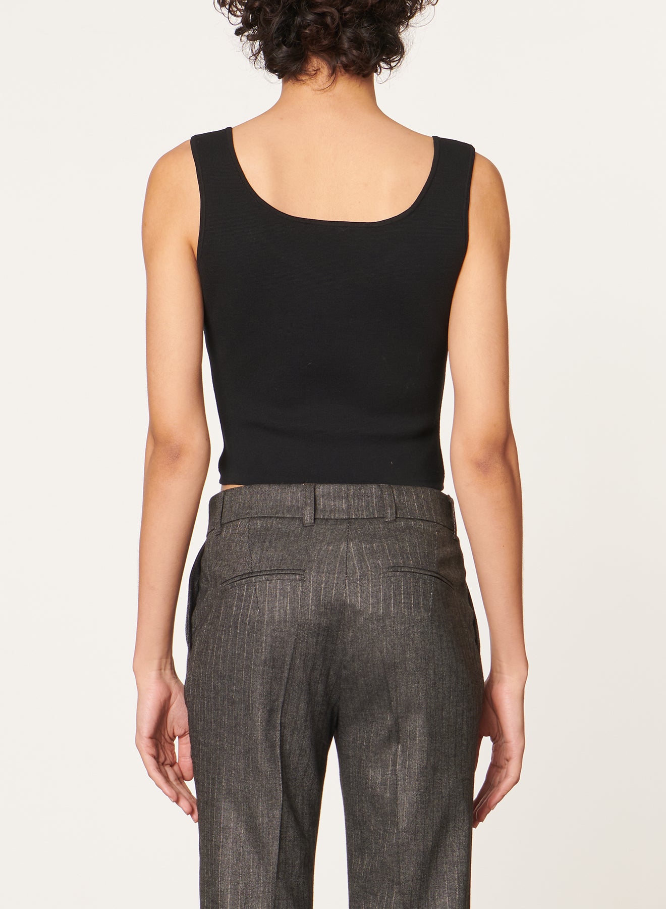 Top delfina nero
