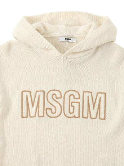 MAGLIA IN MISTO LANA CON LOGO