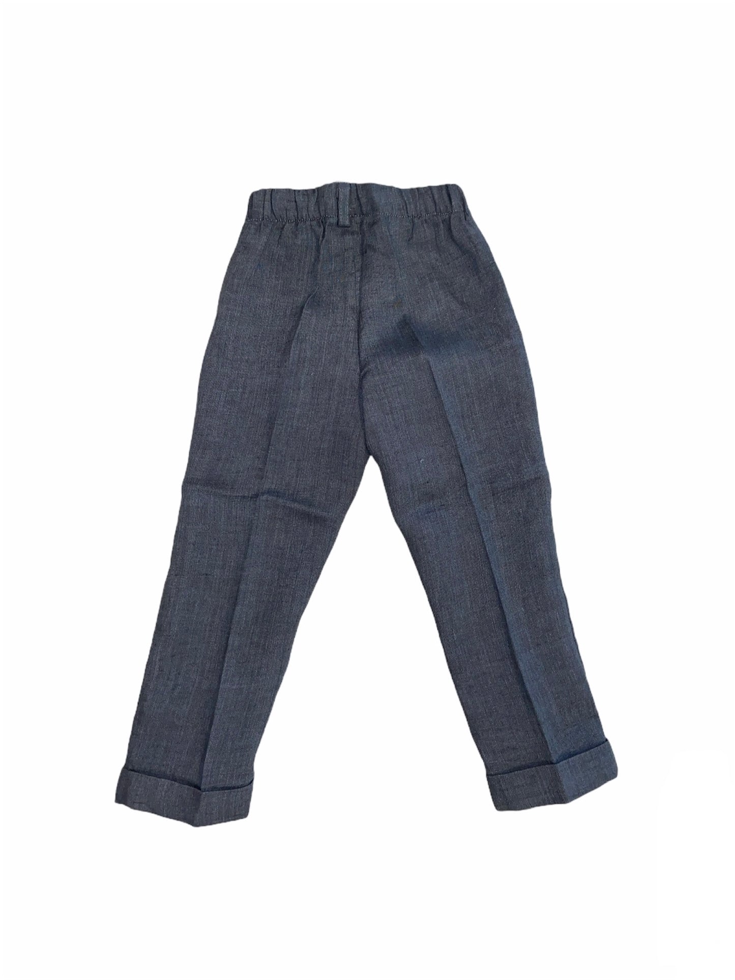 PANTALONE LINO GRIGIO