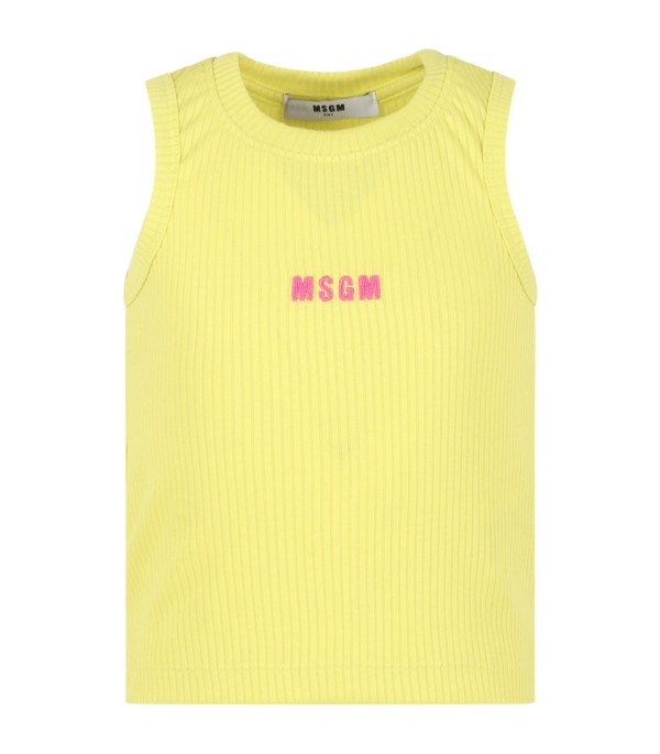 CANOTTA GIALLA MSGM