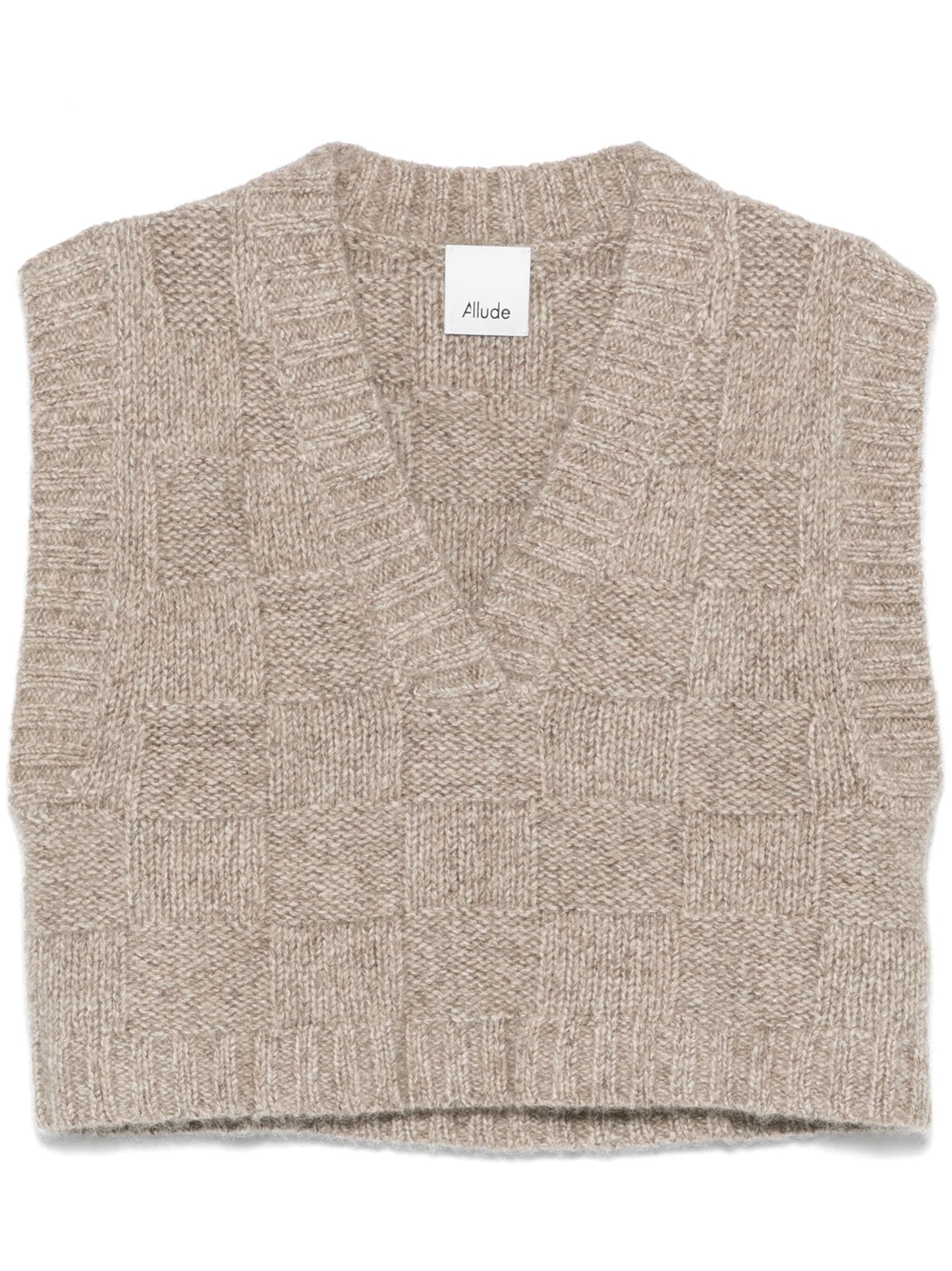 Gilet cashmere noce