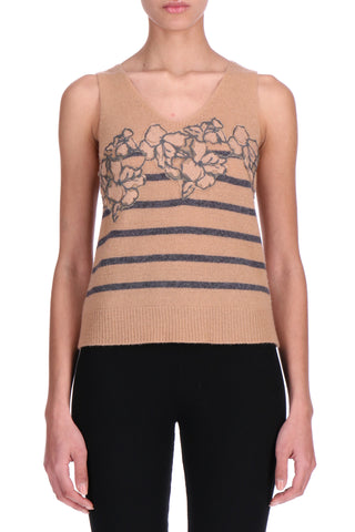 TOP CAMMELLO ERMANNO SCERVINO