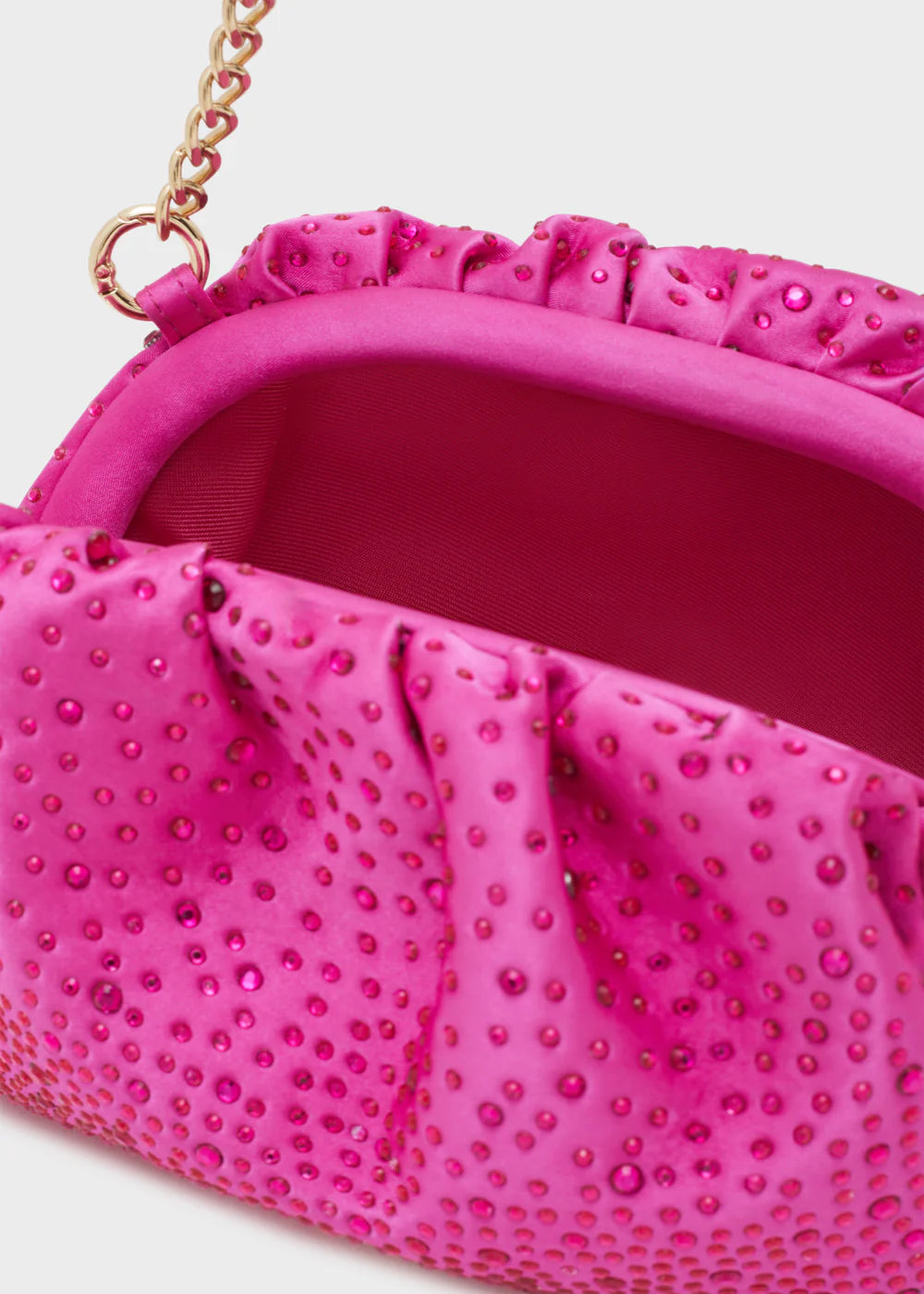 Pochette Astra Swarovski Fuxia