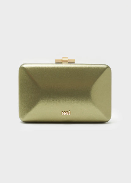 CLUTCH METALIZZATO VERDE