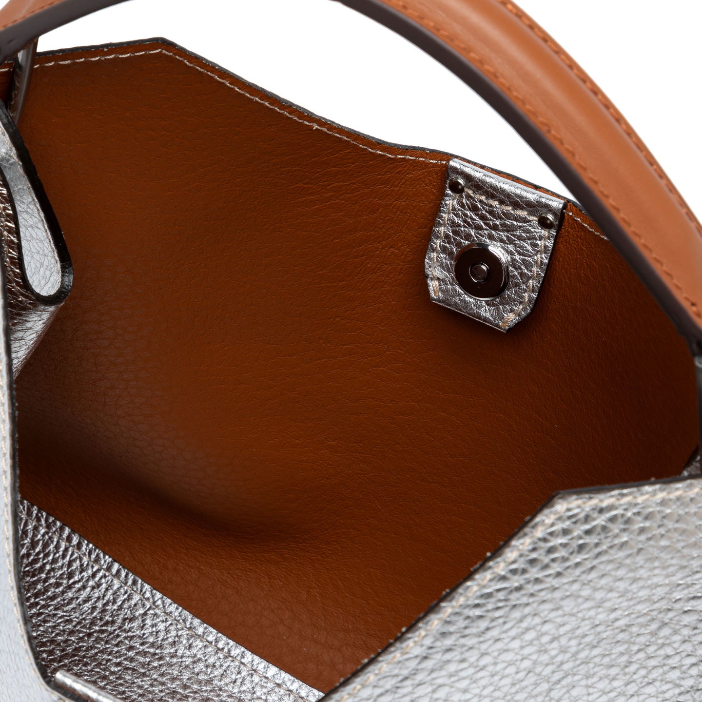 Borsa in pelle Gianni Chiarini silver