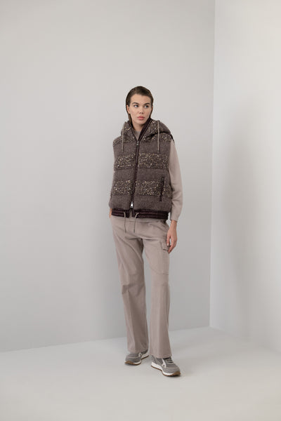 GILET PADDED CHOCOLATE