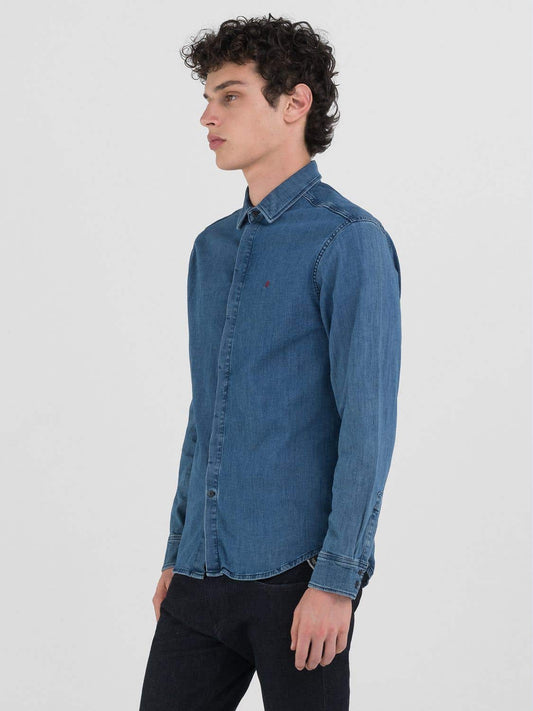 Camicia chambray denim Replay