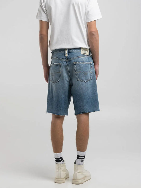 Bermuda Replay straight fit denim