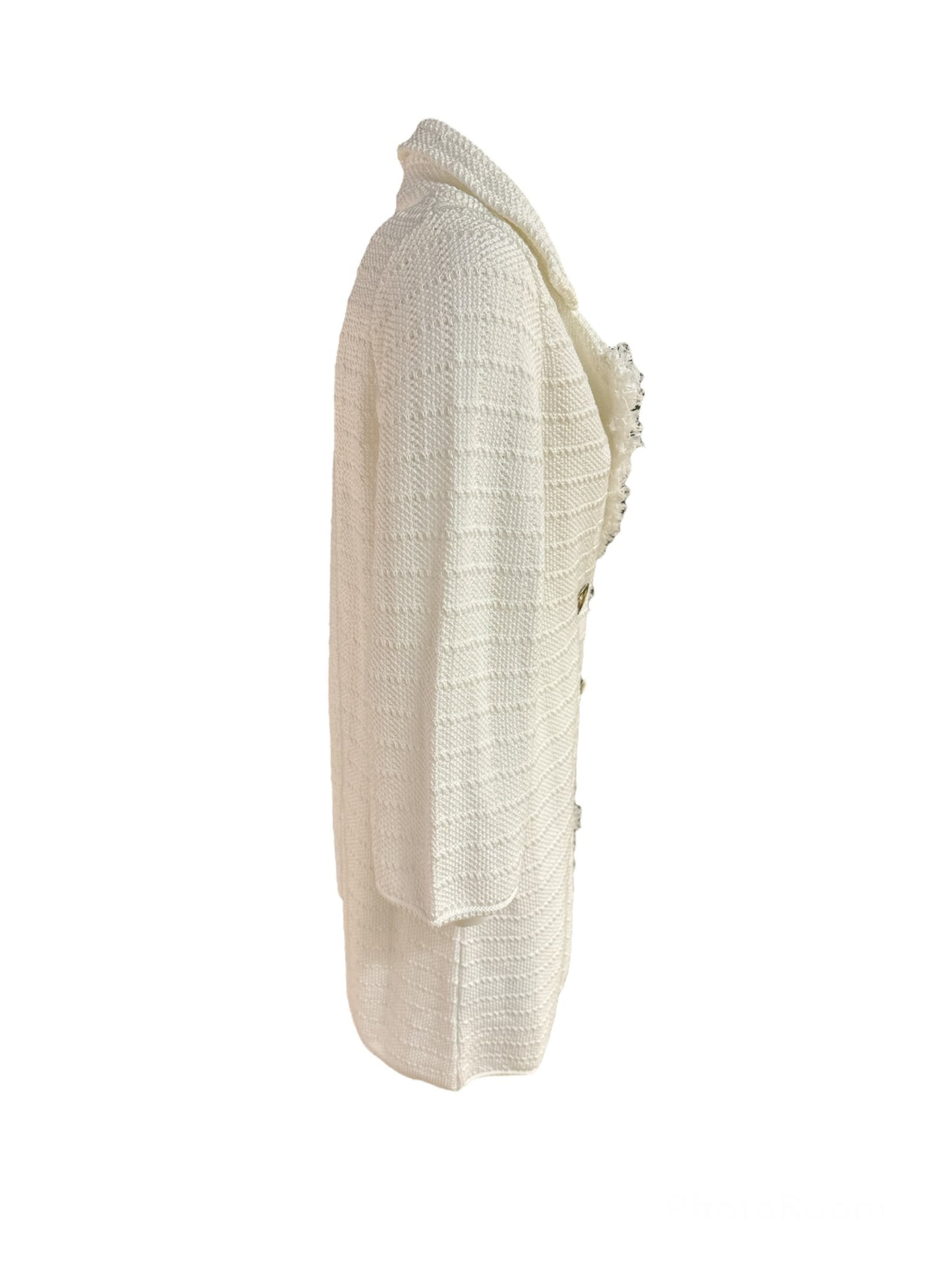 Cappotto Neera 20.52 in maglia bianco