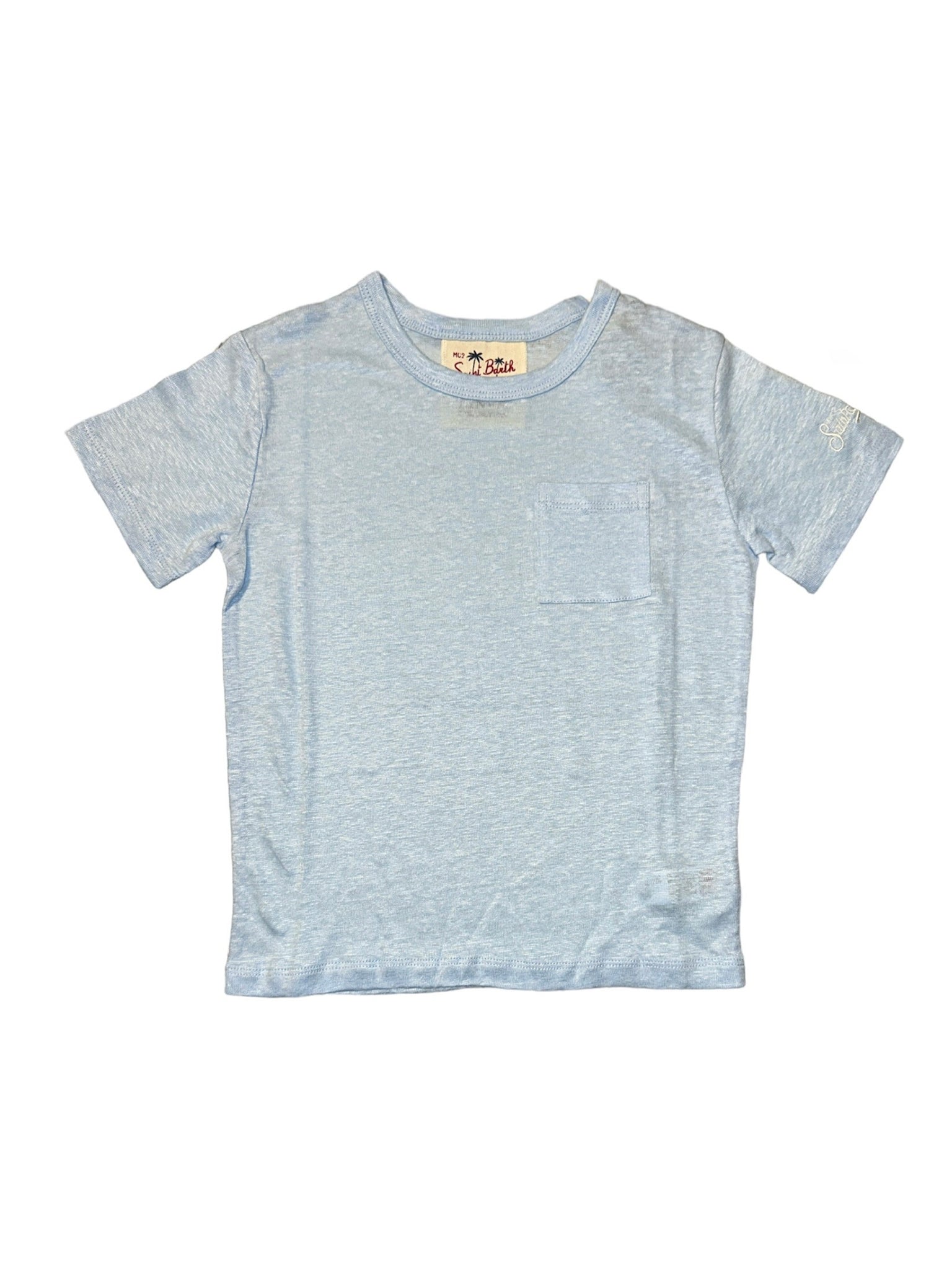 T-SHIRT LINO CIELO ST. BARTH