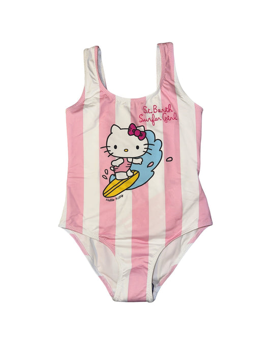 Intero righe rosa hello kitty