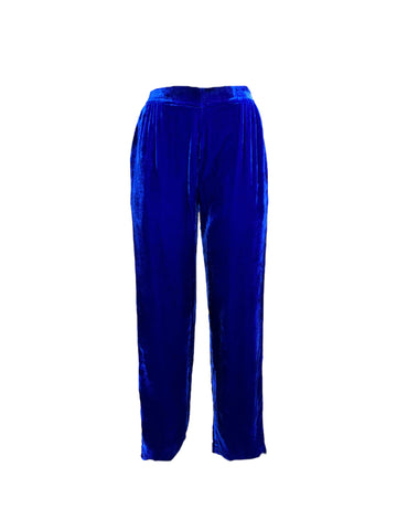 PANTALONE VELVET COBALTO