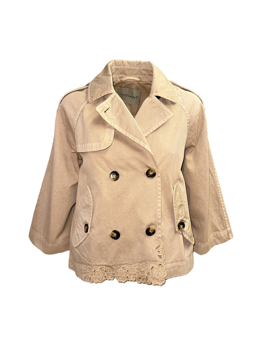 Trench Violanti corto