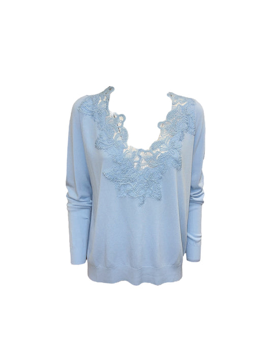 Maglia Pizzo Azzurro Cielo