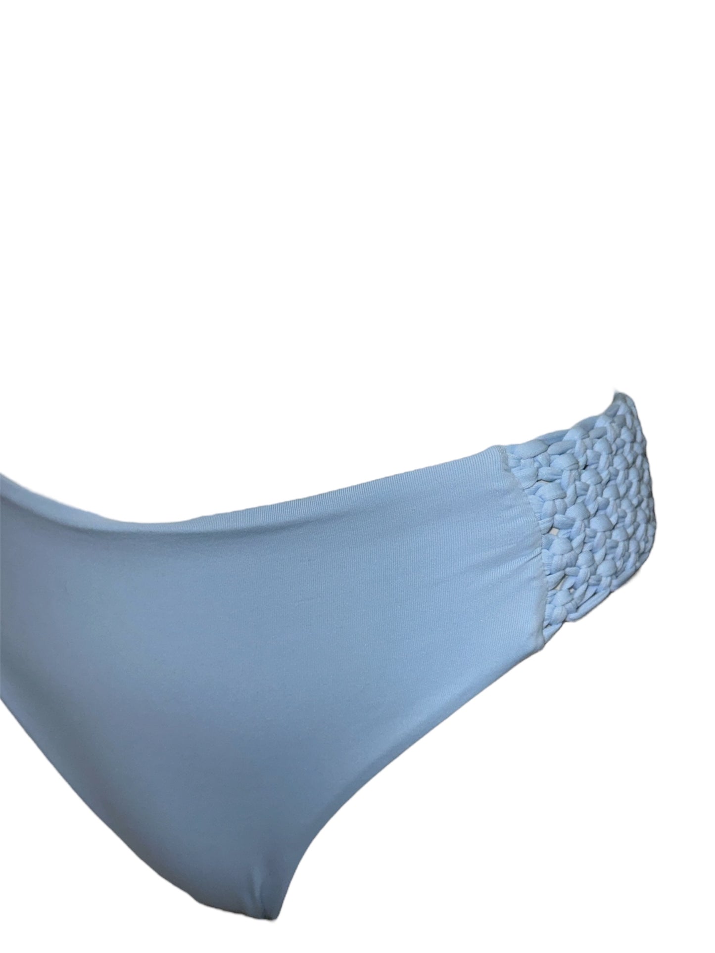 Bikini con intreccio azzurro