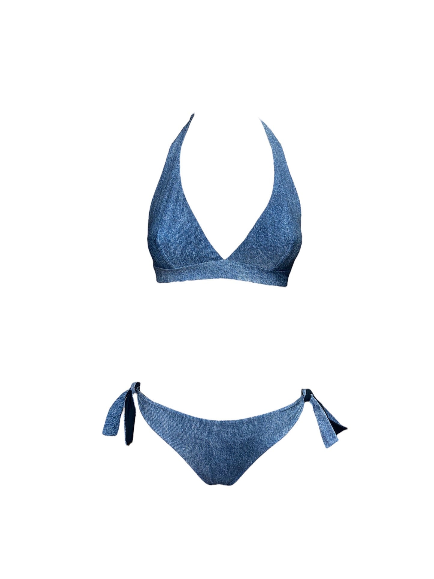 Bikini double face denim