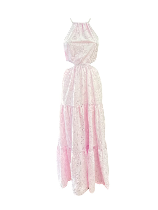 Abito lungo Mc2 Sain Barth sangallo rosa