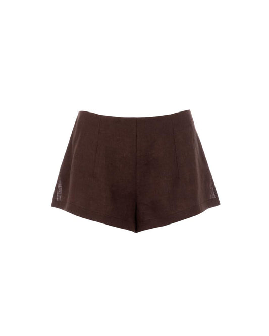 Shorts Lino Marrone