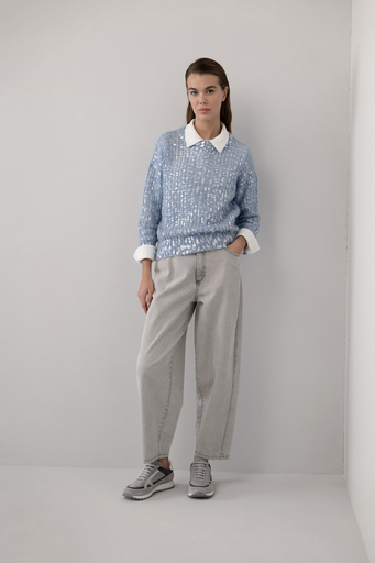 Maglia azzurra silver