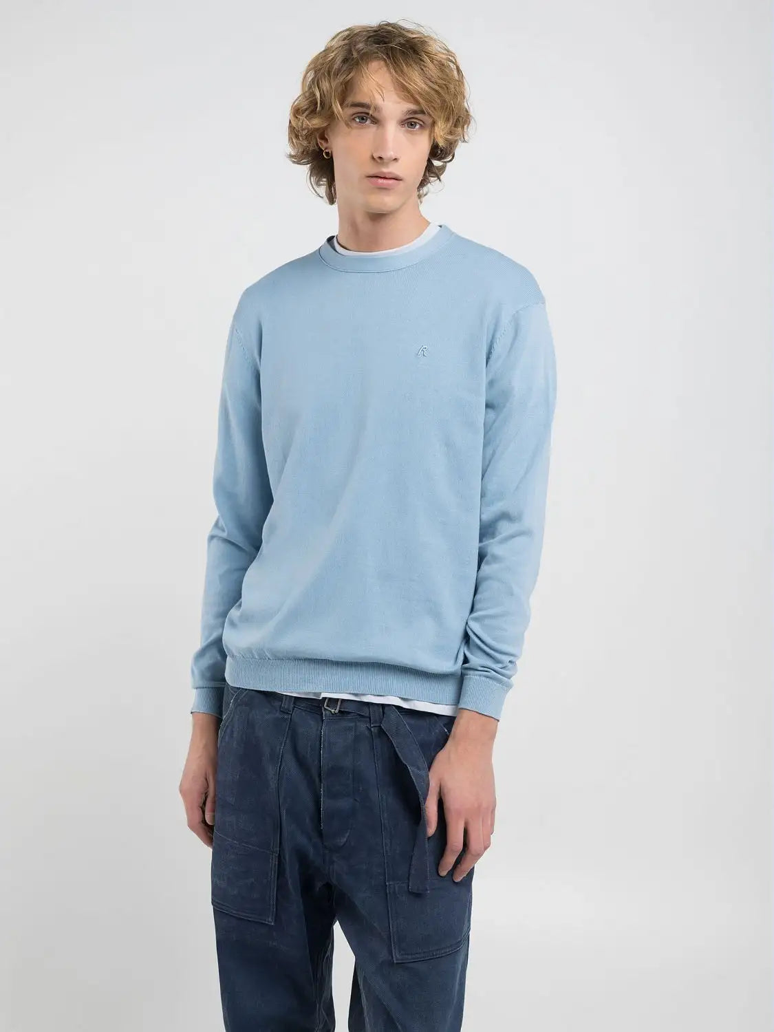 Maglia girocollo cielo Replay