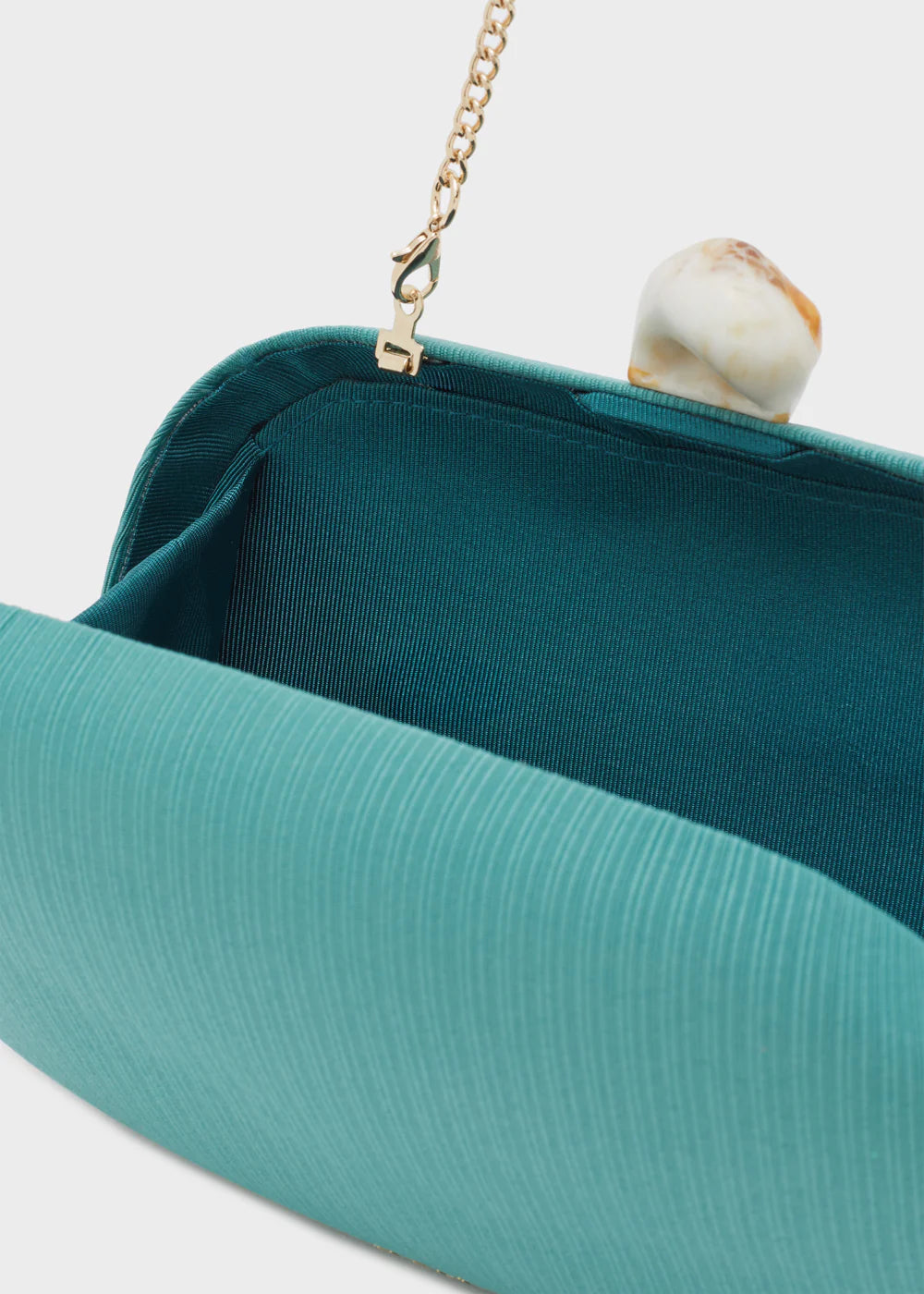 Clutch Rosi Shell Verde