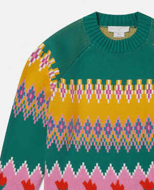 Maglione Fair Isle Tulipano