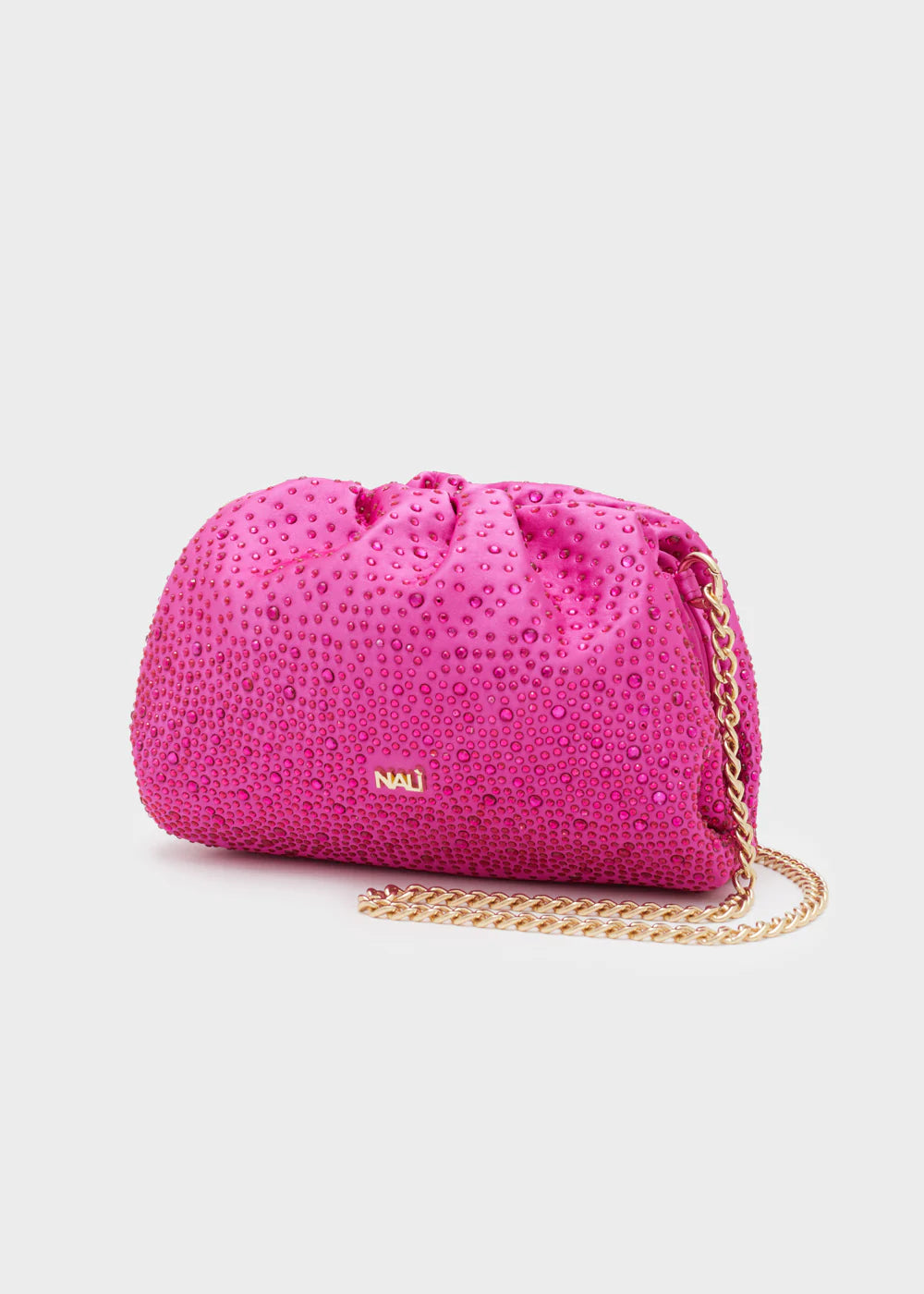 Pochette Astra Swarovski Fuxia