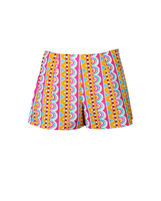 Shorts Stampa Rosa