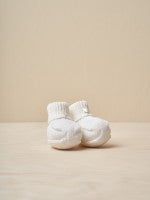 SCARPETTA NEONATO LANA PANNA