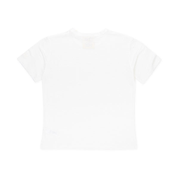 T-SHIRT BIANCA GIROCOLLO