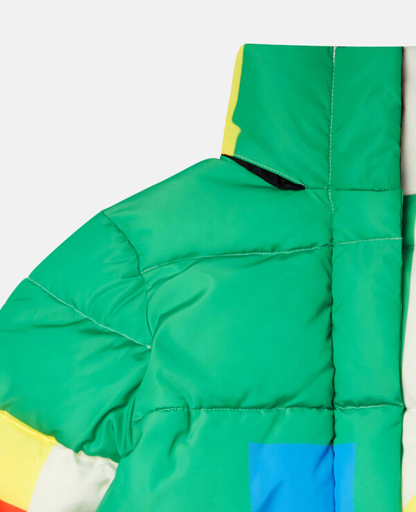 PIUMINO CON STAMPA ASTRATTA SORRISO